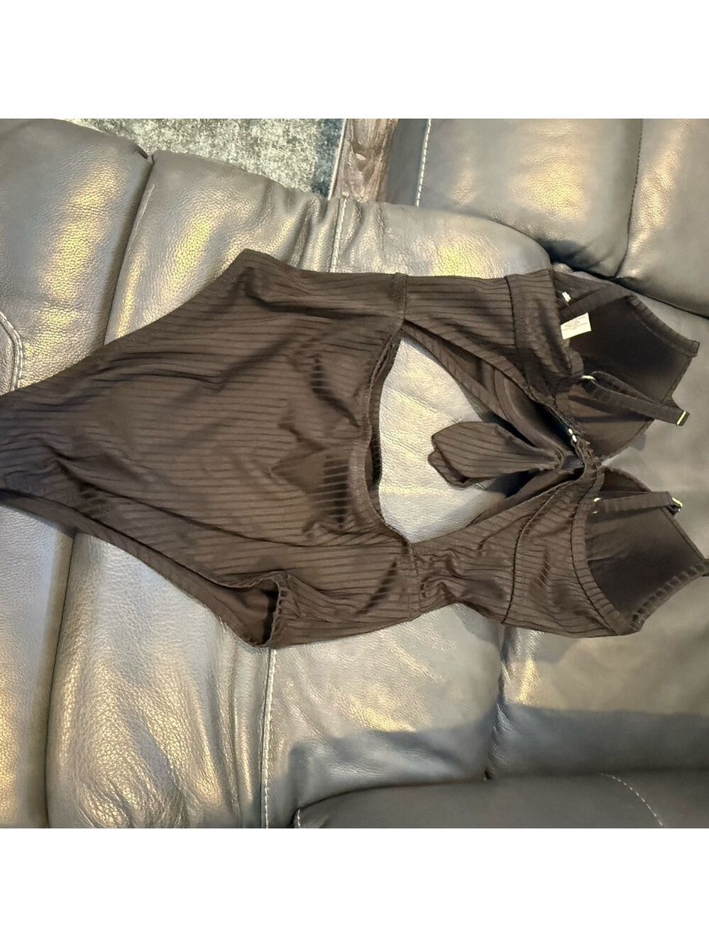 Shade & Shore Black Women's Swimsuit - Picture 5 of 7